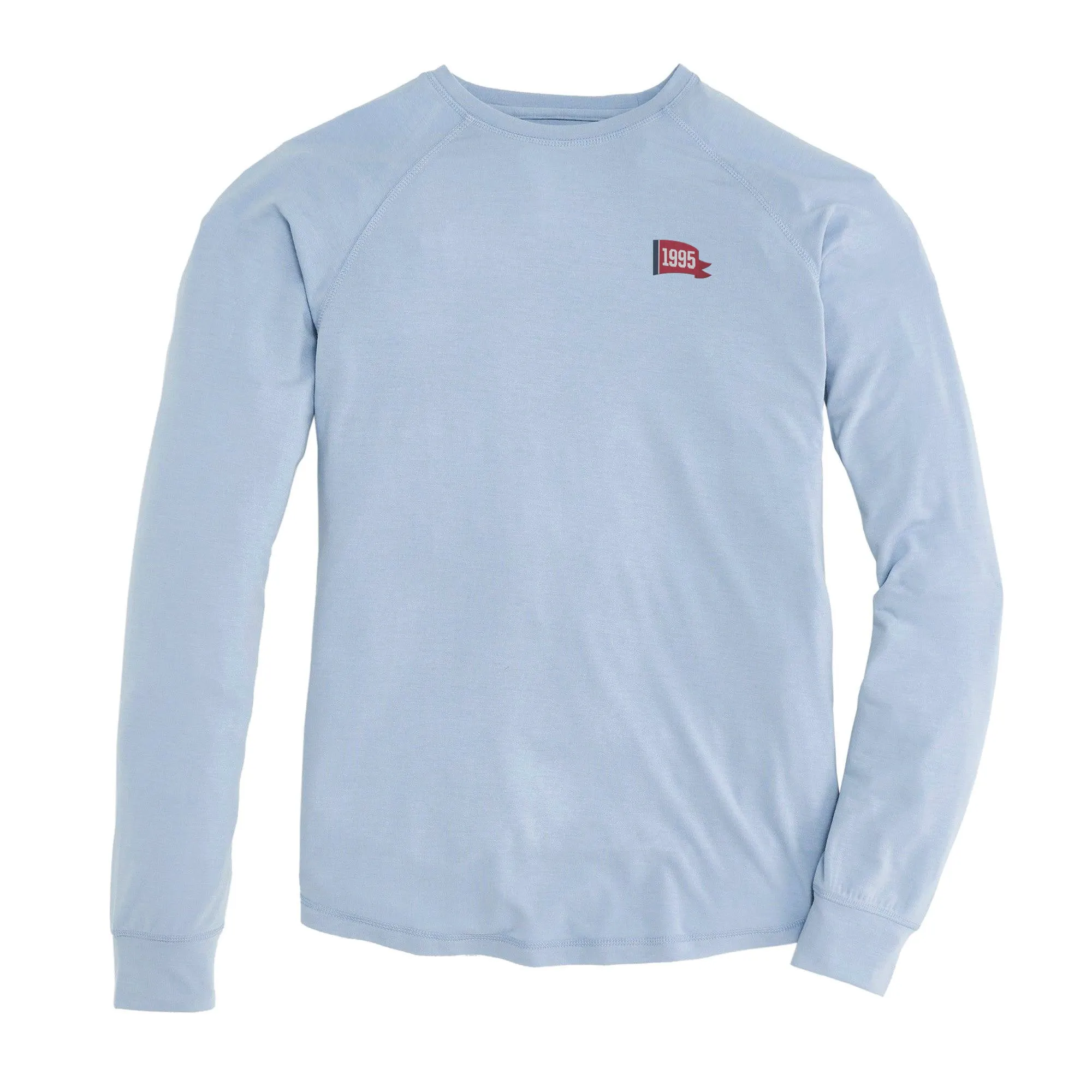 1995 World Series Pennant Performance Crewneck - Dusty Blue