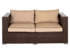 2 Seat Rattan Garden Sofa