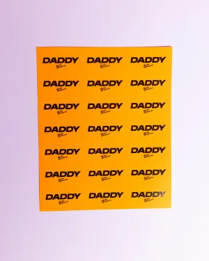 21pc DADDY Sticker Sheet