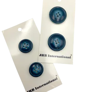 3/4" or 7/8" David | JHB International Plastic Buttons | Set of 2