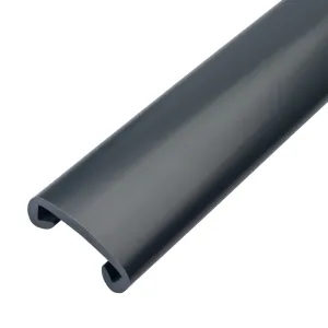 50mm x 8mm Plastic Handrail Capping Anthracite Grey 25m Coil