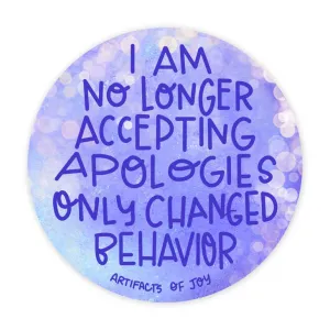 Apologies Sticker