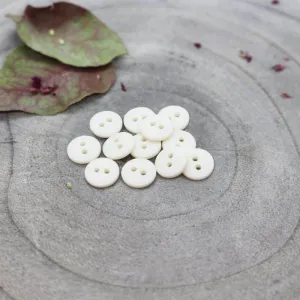 Atelier Brunette - Classic Matte Buttons - Off White 10mm