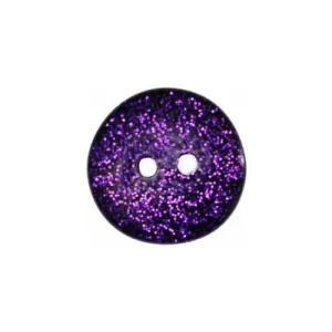 Attractive Button - 13mm (½″), 2 Hole, Purple - 4 count