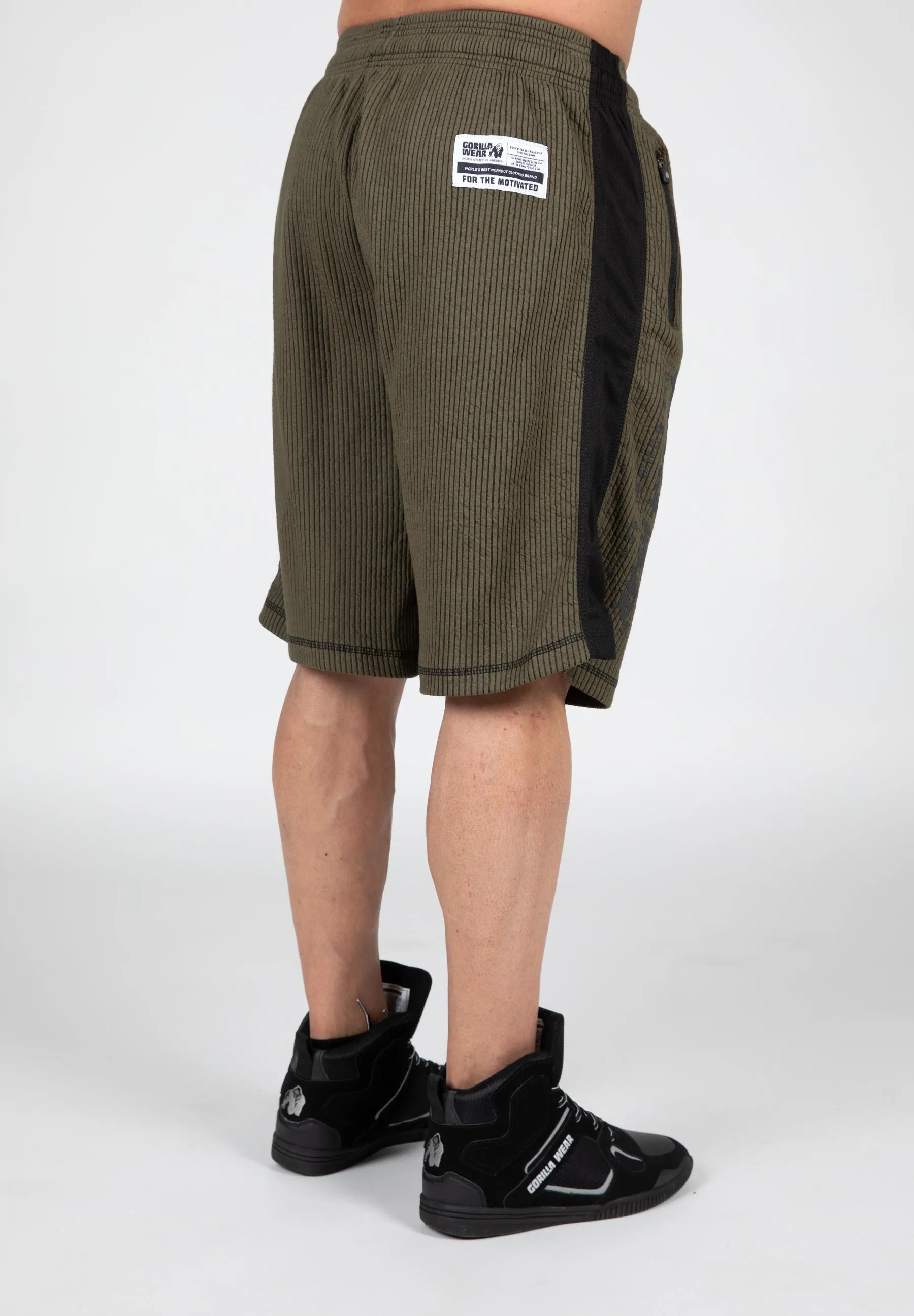 Augustine Old School Shorts - Army Green