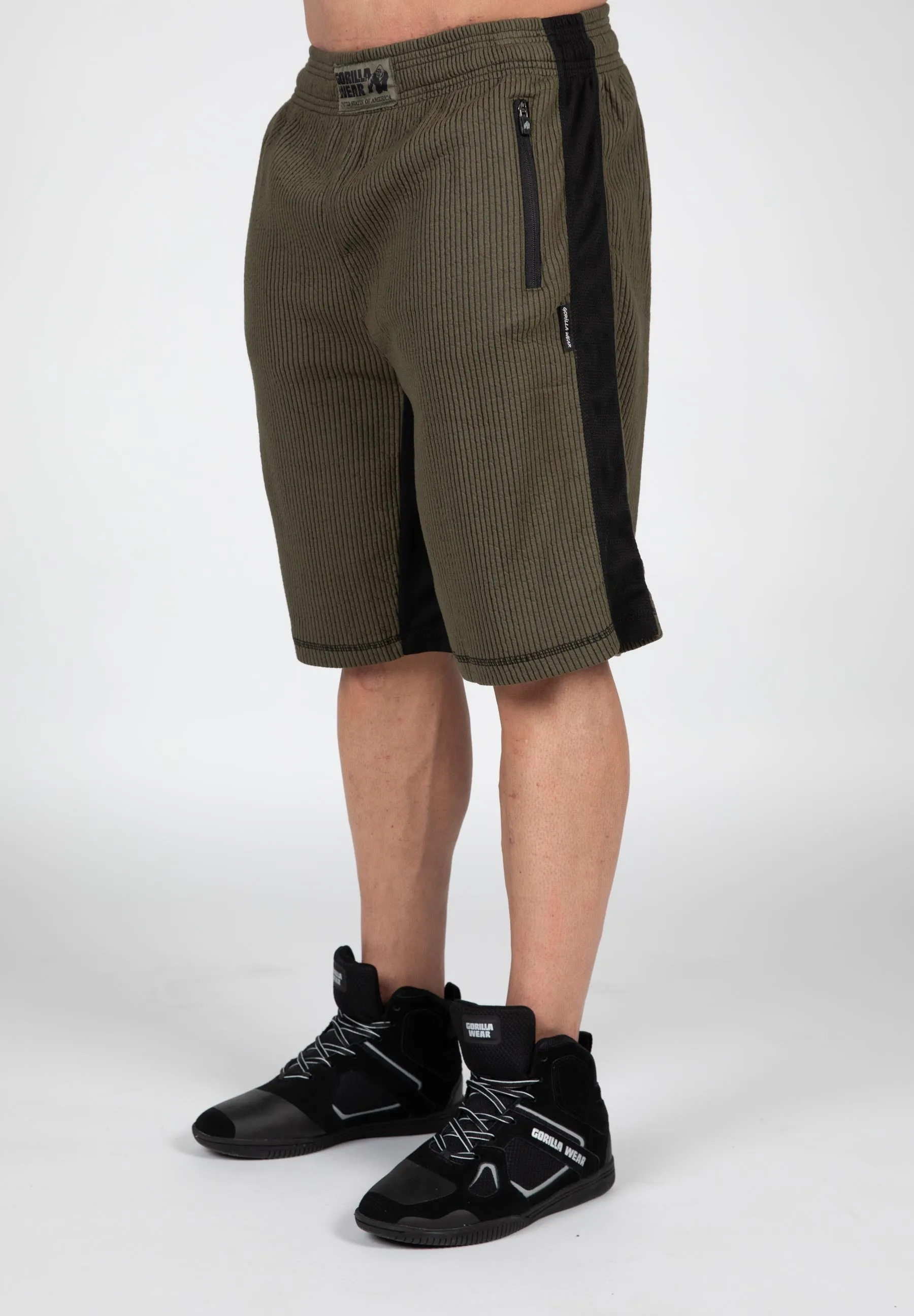 Augustine Old School Shorts - Army Green