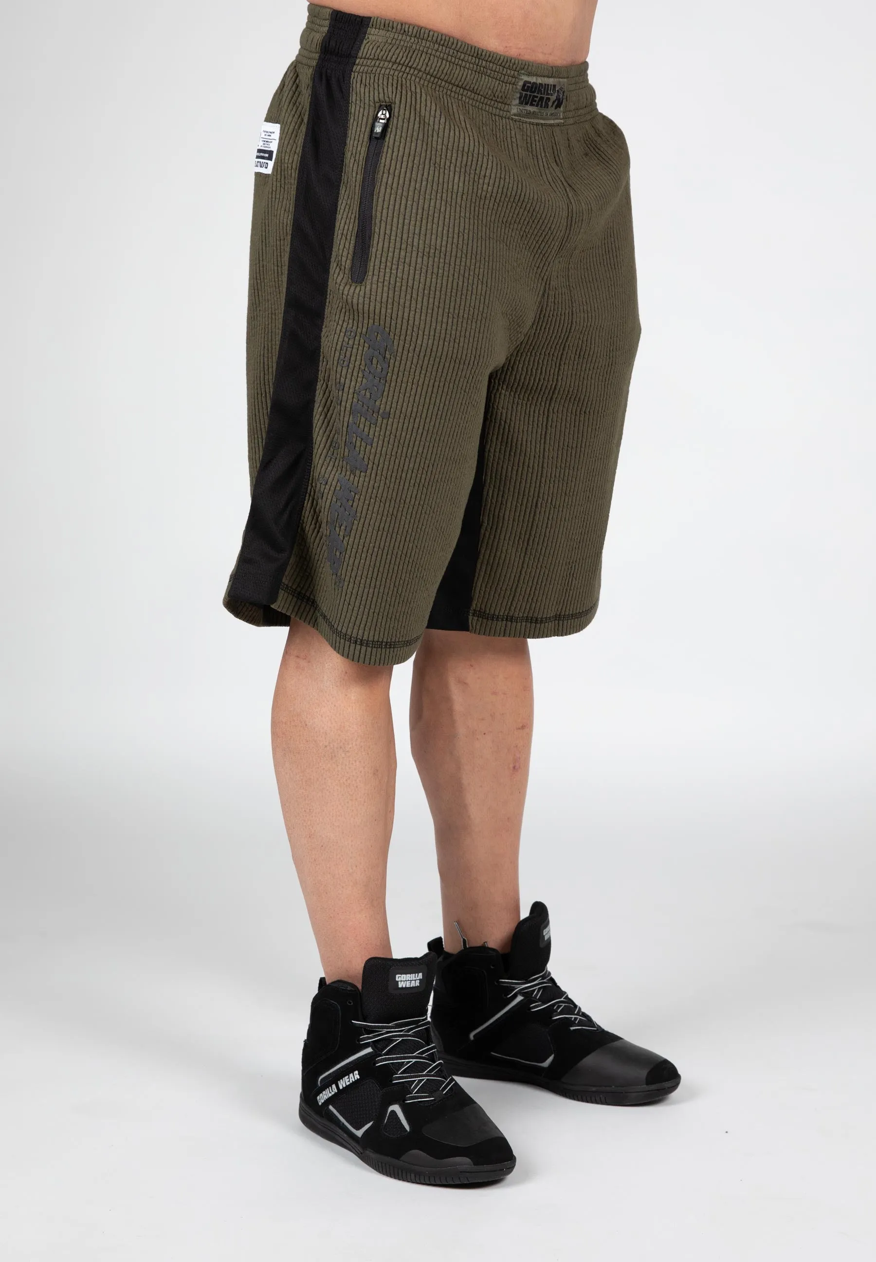 Augustine Old School Shorts - Army Green