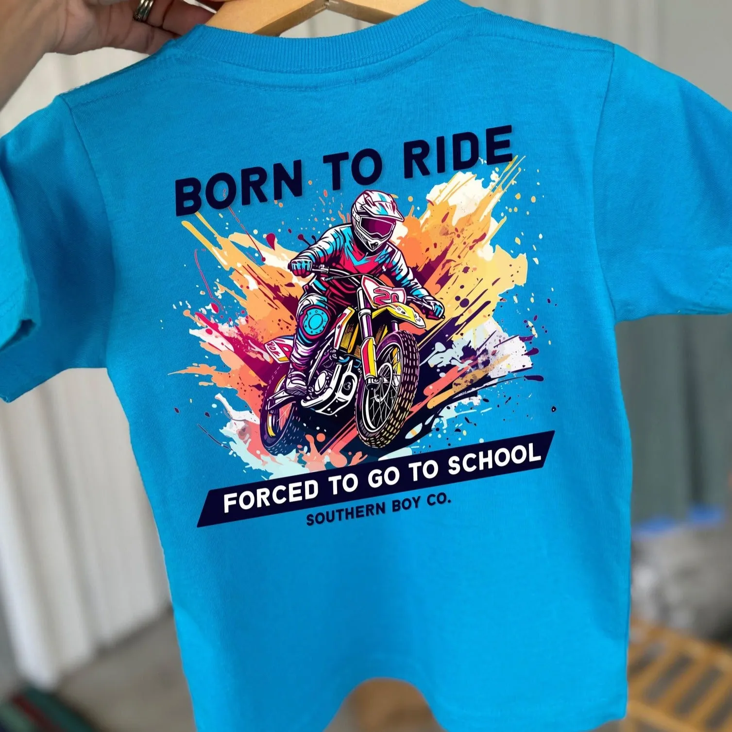 Born to Ride (School) Short Sleeve Kids Tee