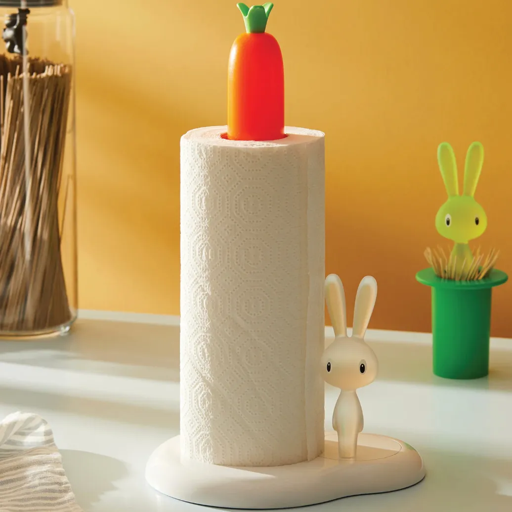 BUNNY AND CARROT ROLL HOLDER