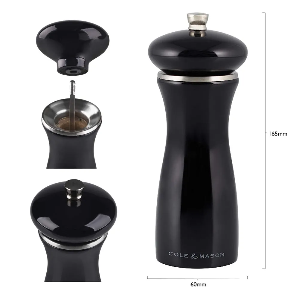 Cole & Mason Sherwood Salt and Pepper Mill Gift Set - Black