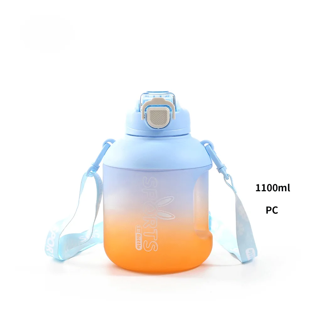 Colorfull Tumbler sipper water-bottle.(1100mL)