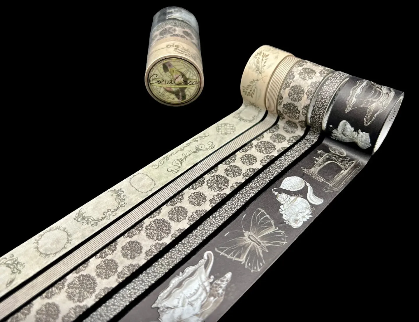 CoraCreaCreations - Victorian Basic Washi Tape Set