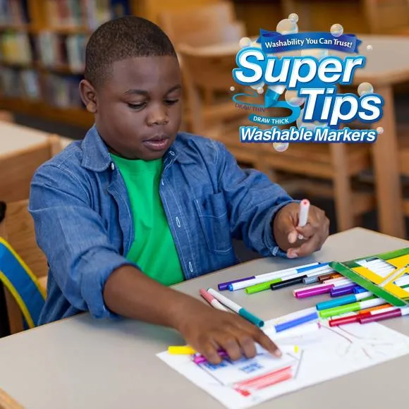 Crayola Super Tips Washable Markers 20/Pkg