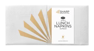 CTN SHARP 2 ply Lunch Napkin 1/4 Fold x 3000 CTN