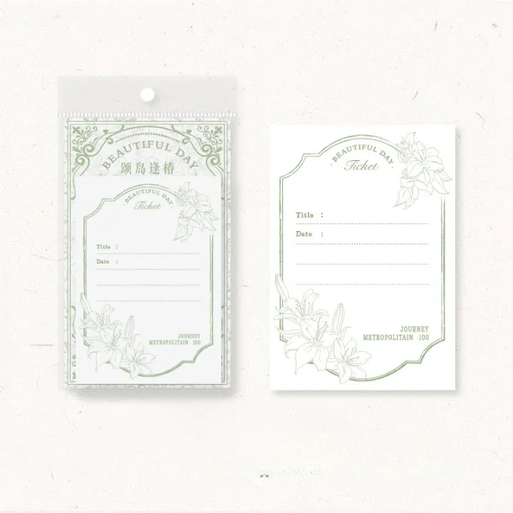 Decorative Fresh Flowers Journaling Sheets