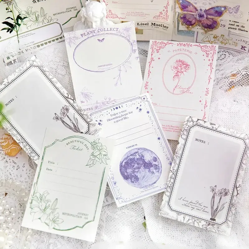 Decorative Fresh Flowers Journaling Sheets