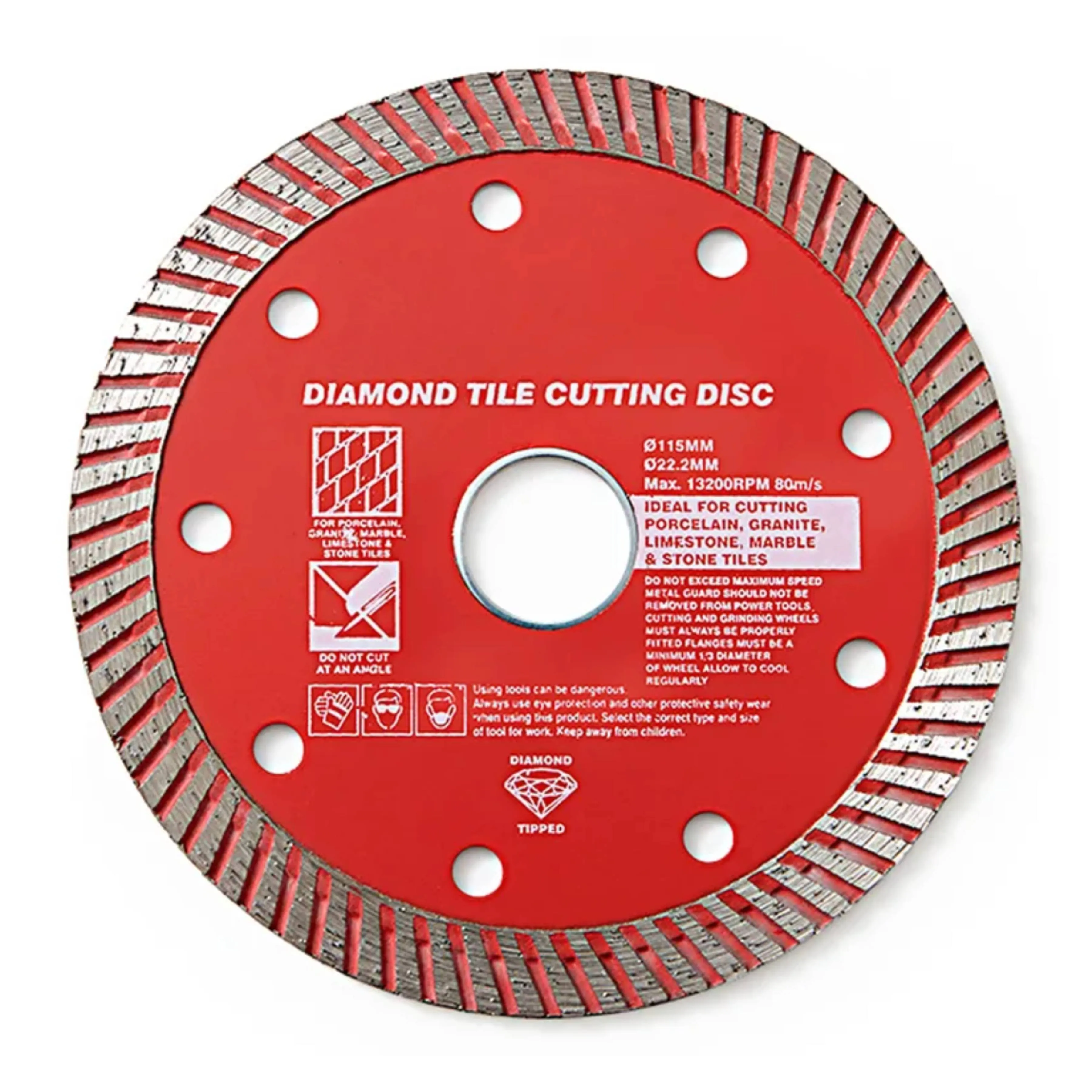 DEKTON 4.5" Diamond Tile Cutting Disc