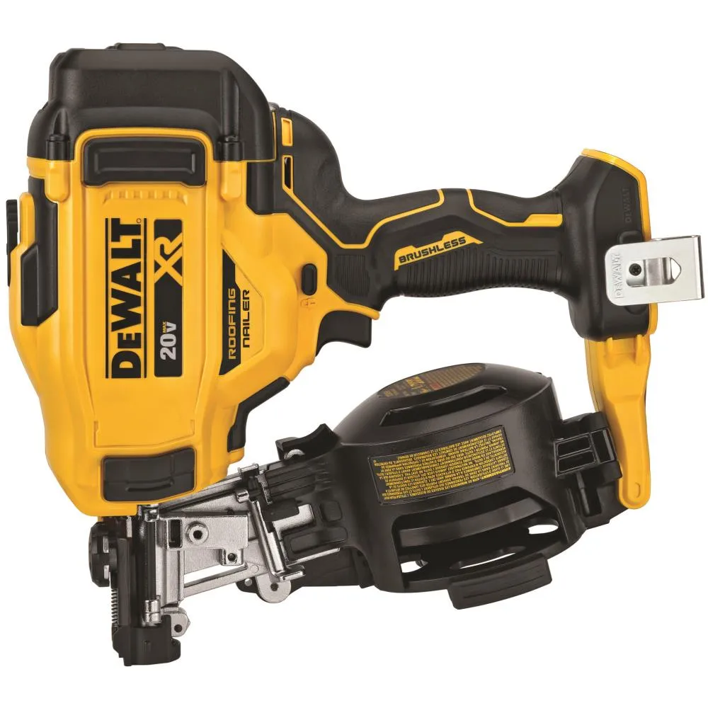 DeWalt DCN45RNB 20V Max Cordless 15 Degree Coil Roofing Nailer (Tool Only)