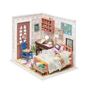 DGM08, DIY Miniature Dollhouse Kit: Anne's Bedroom