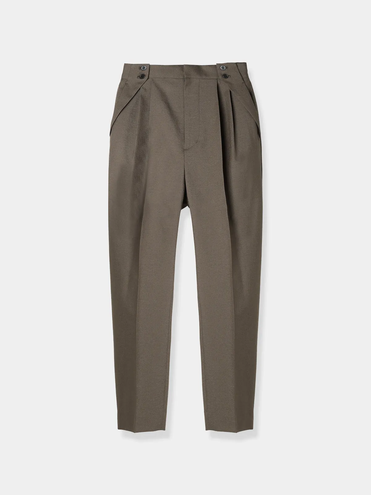 Double button Tapered pants