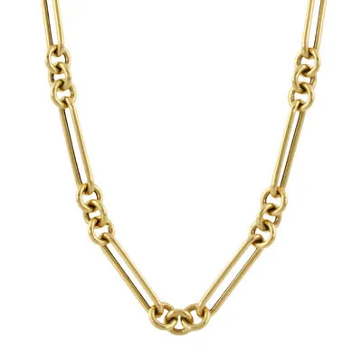 Doves 18k Yellow Gold Paperclip Chain STRETCH-3-18