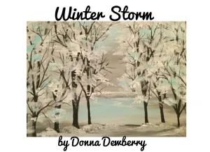 EDU Packets (Painting Parties) Winter Storm