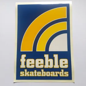 Feeble Skateboards Skate Sticker - large