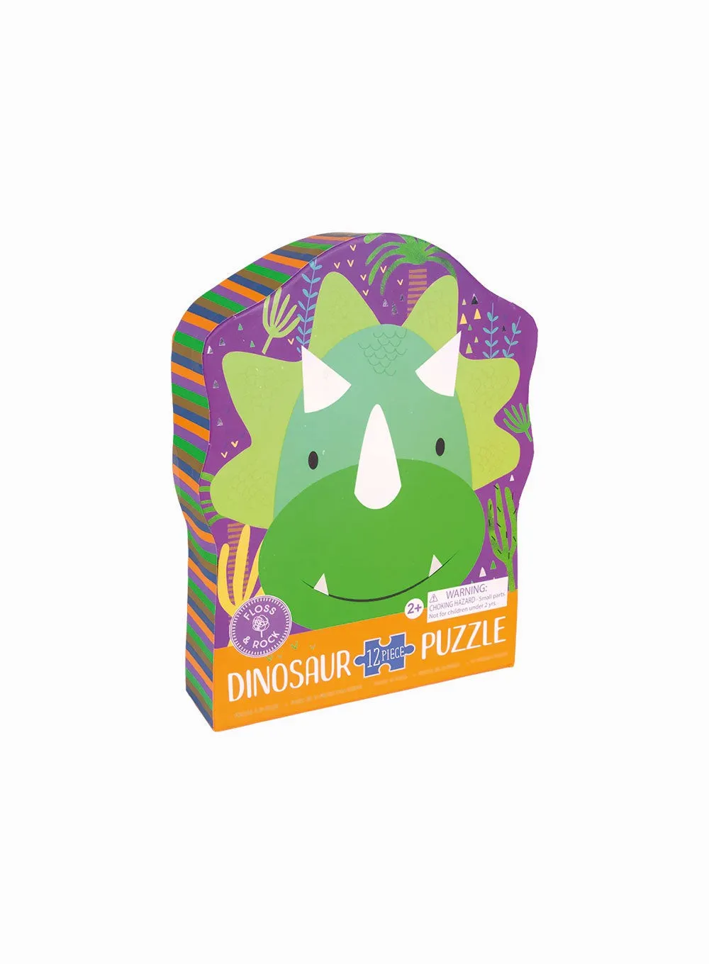 Floss & Rock Dinosaur 12pc Jigsaw with Shaped Box