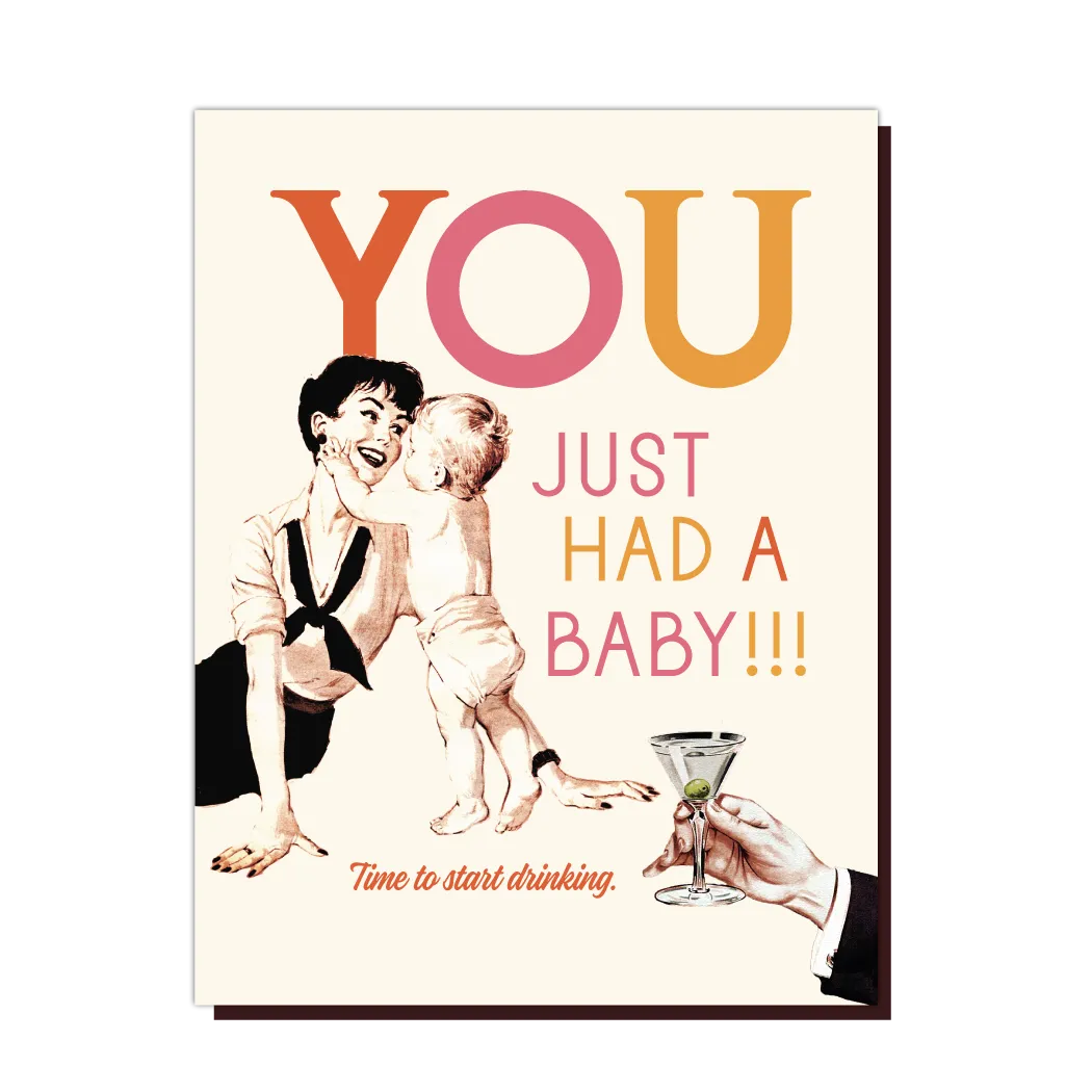 “Just Had A Baby” Greeting Card