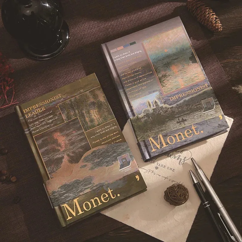 Monet Retro Oil Pianting Journal