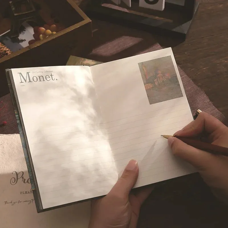 Monet Retro Oil Pianting Journal