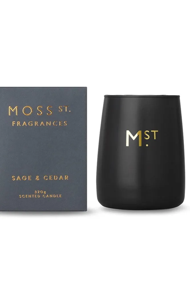 Moss St Candle - Sage & Cedar