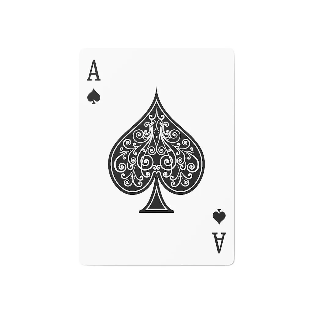 Pattern with diamond Custom Poker Cards