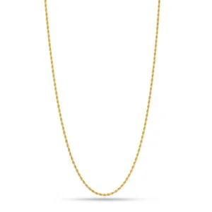 Solid Gold 3mm Rope Chain