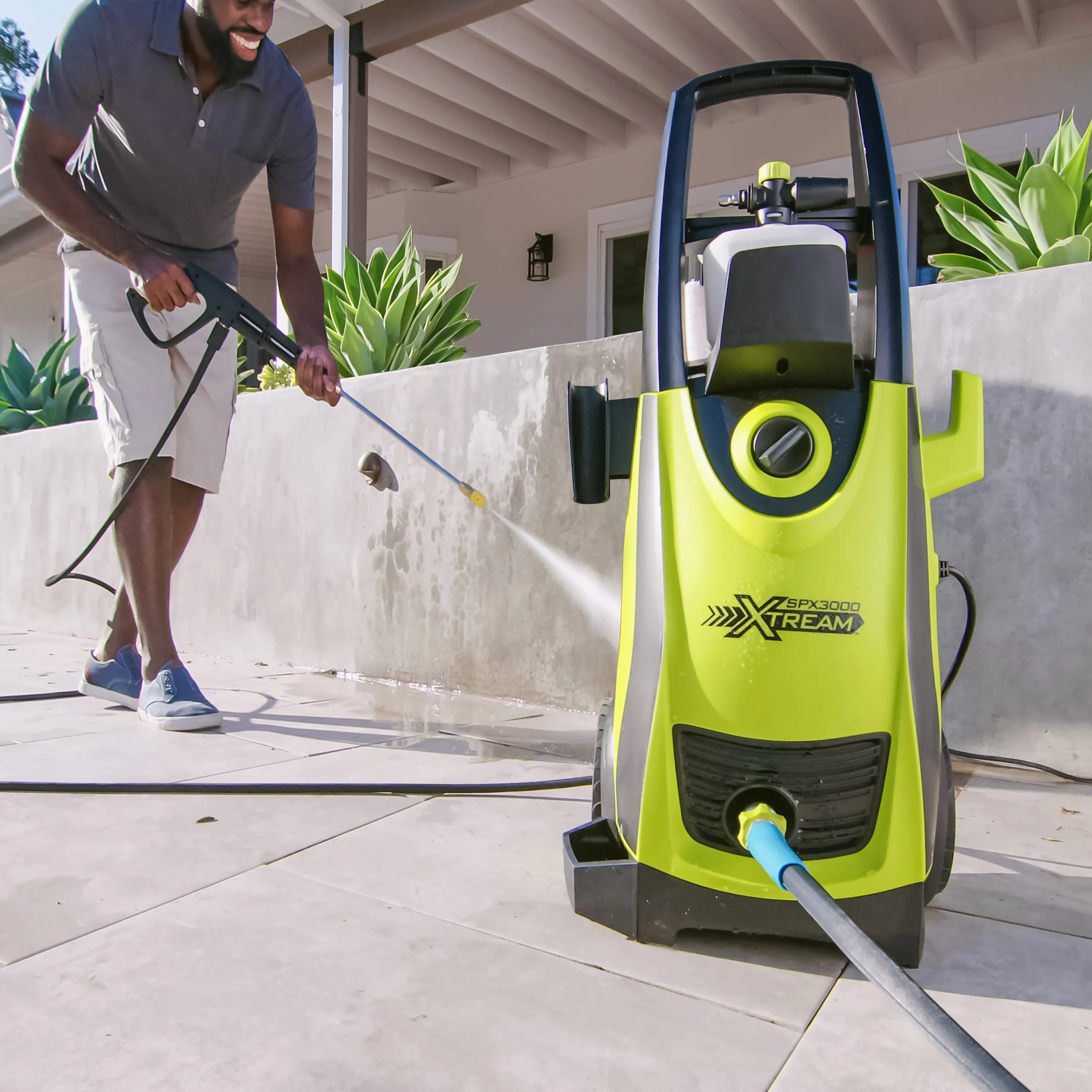 Sun Joe SPX3000®-XT1-BV4 XTREAM Clean Electric Pressure Washer | 13-Amp | Best Value Bundle | XTREAM Triple Action Power