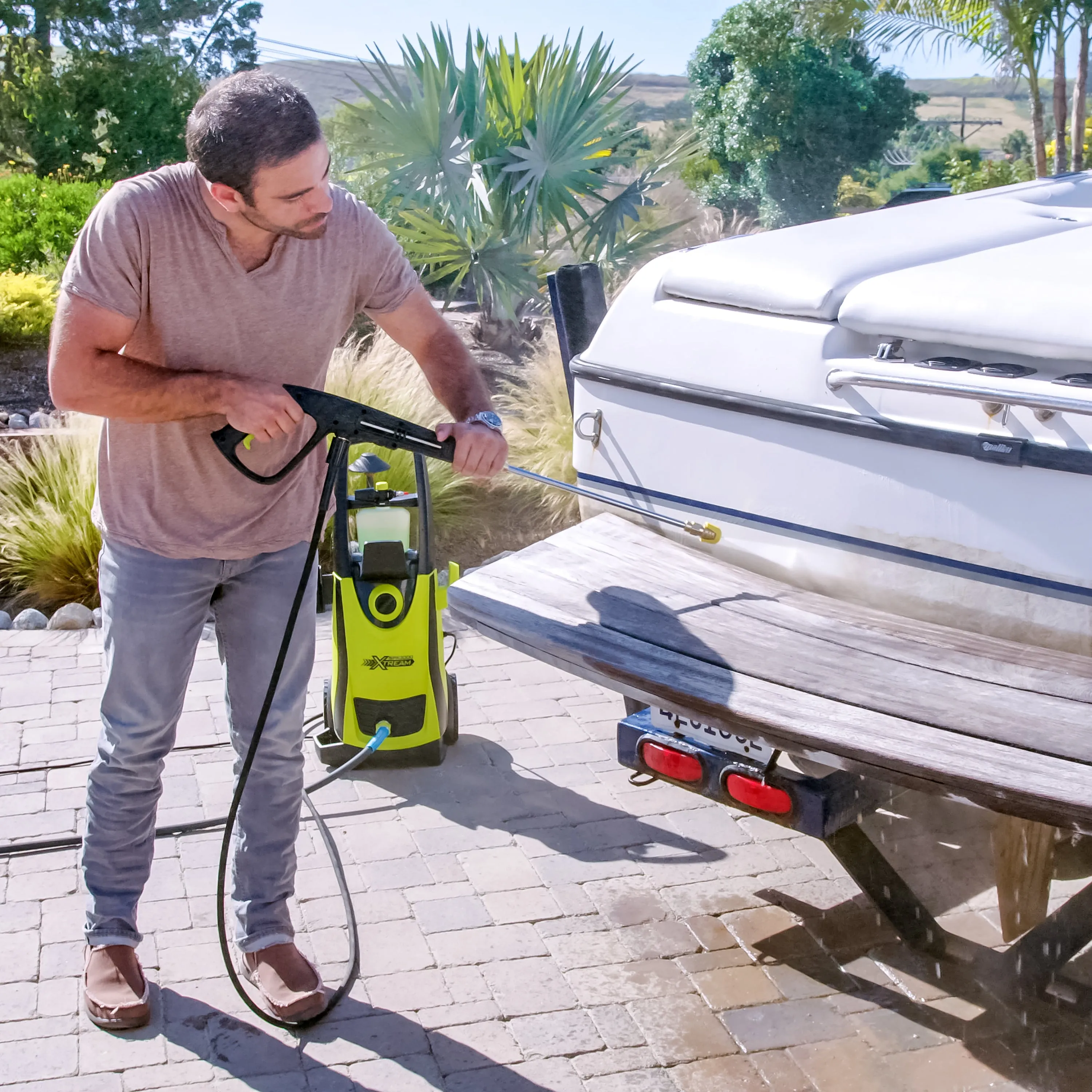 Sun Joe SPX3000®-XT1-BV4 XTREAM Clean Electric Pressure Washer | 13-Amp | Best Value Bundle | XTREAM Triple Action Power