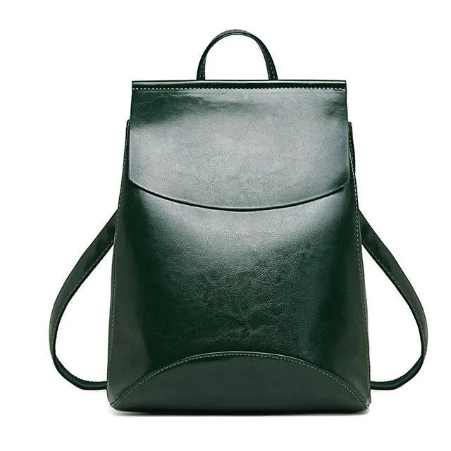 The Leather Bagpack mochila