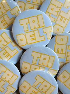 TRI DELTA BUTTON PIN