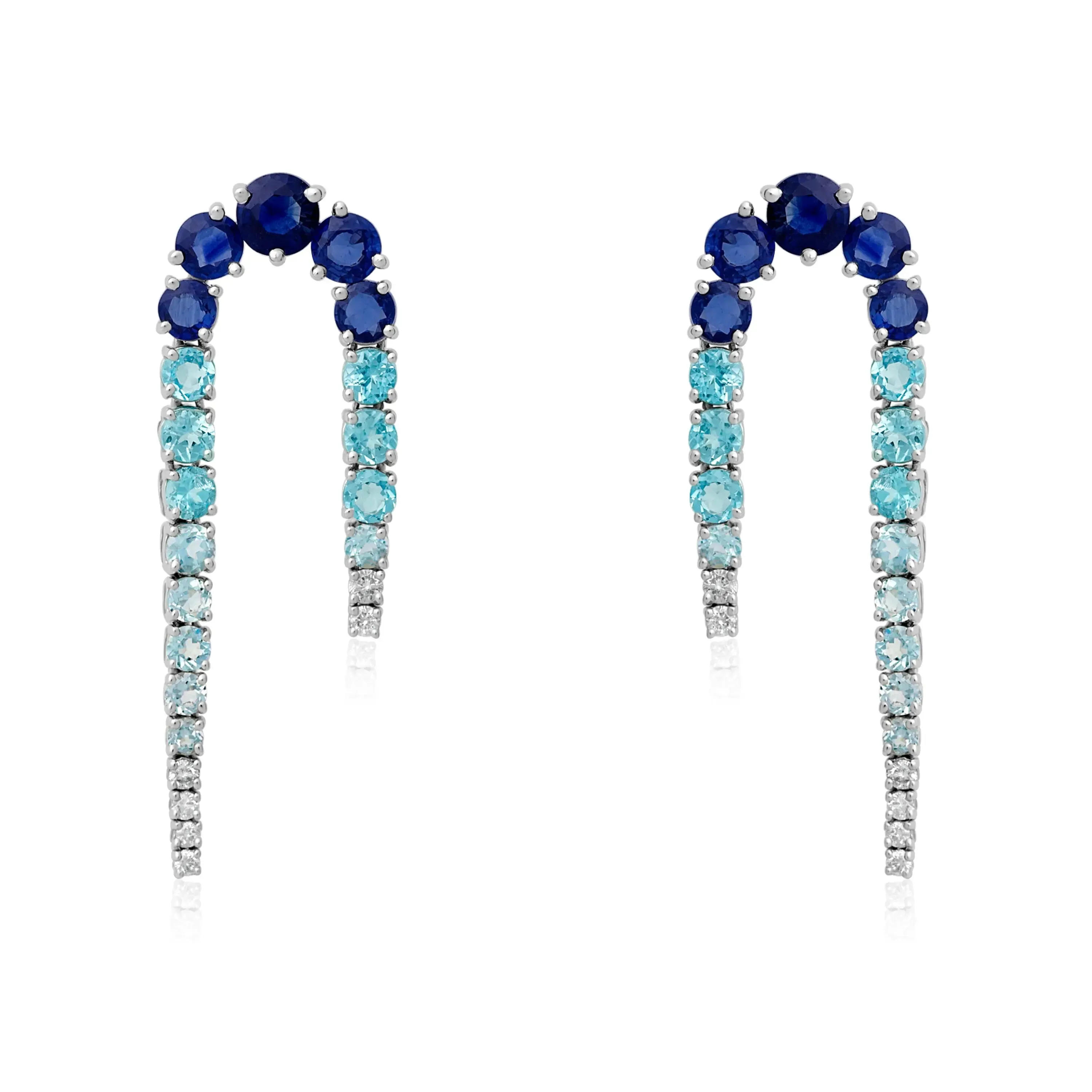 Turn Dancing Blue Gradient Earrings