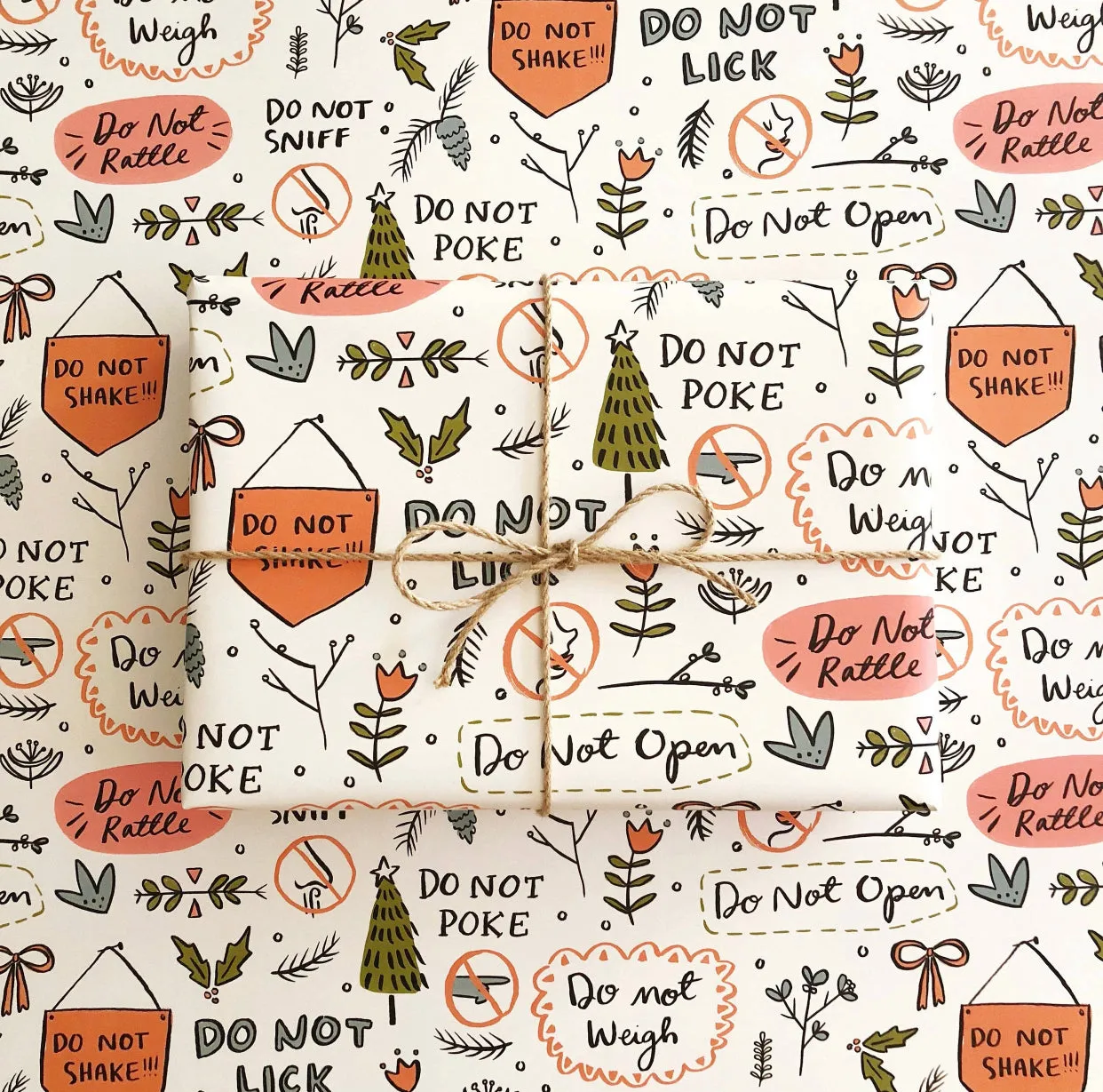 Wrapping Paper - Do Not Open